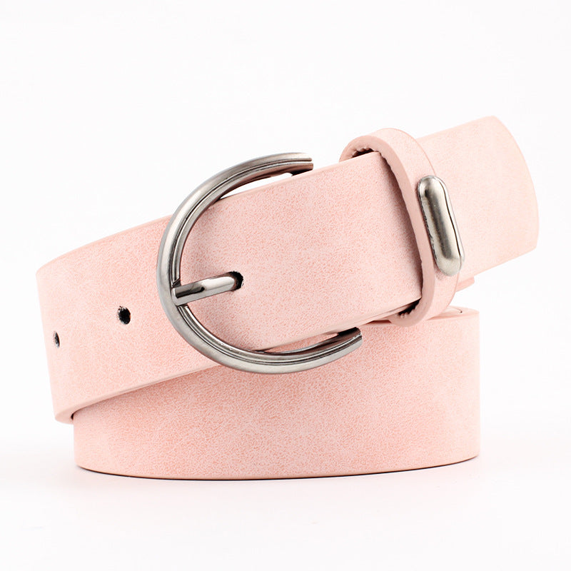 Alloy Accessories Fashion Trend Beautiful Wild Pin Buckle Belt