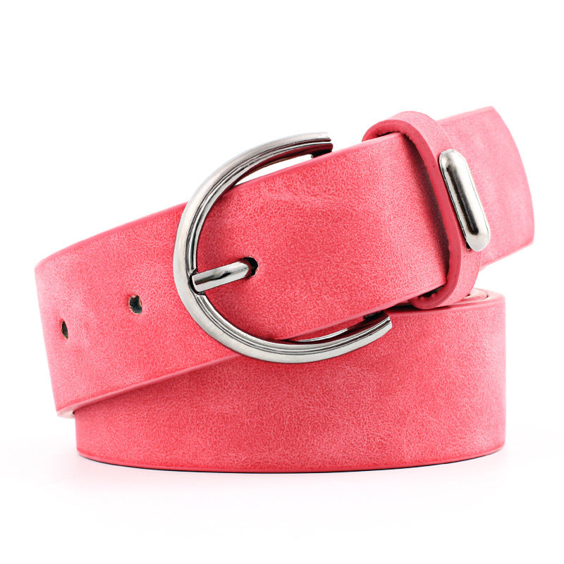 Alloy Accessories Fashion Trend Beautiful Wild Pin Buckle Belt