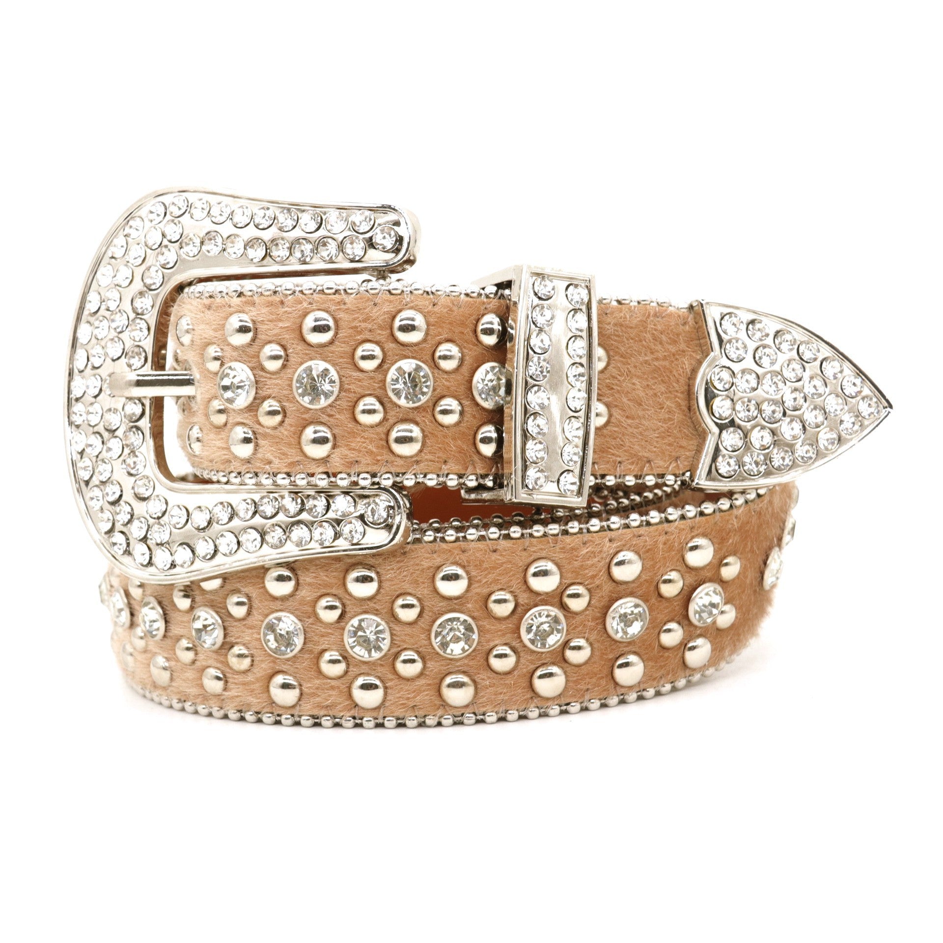 Fashion Personality Rhinestone Men's Belt Handmade