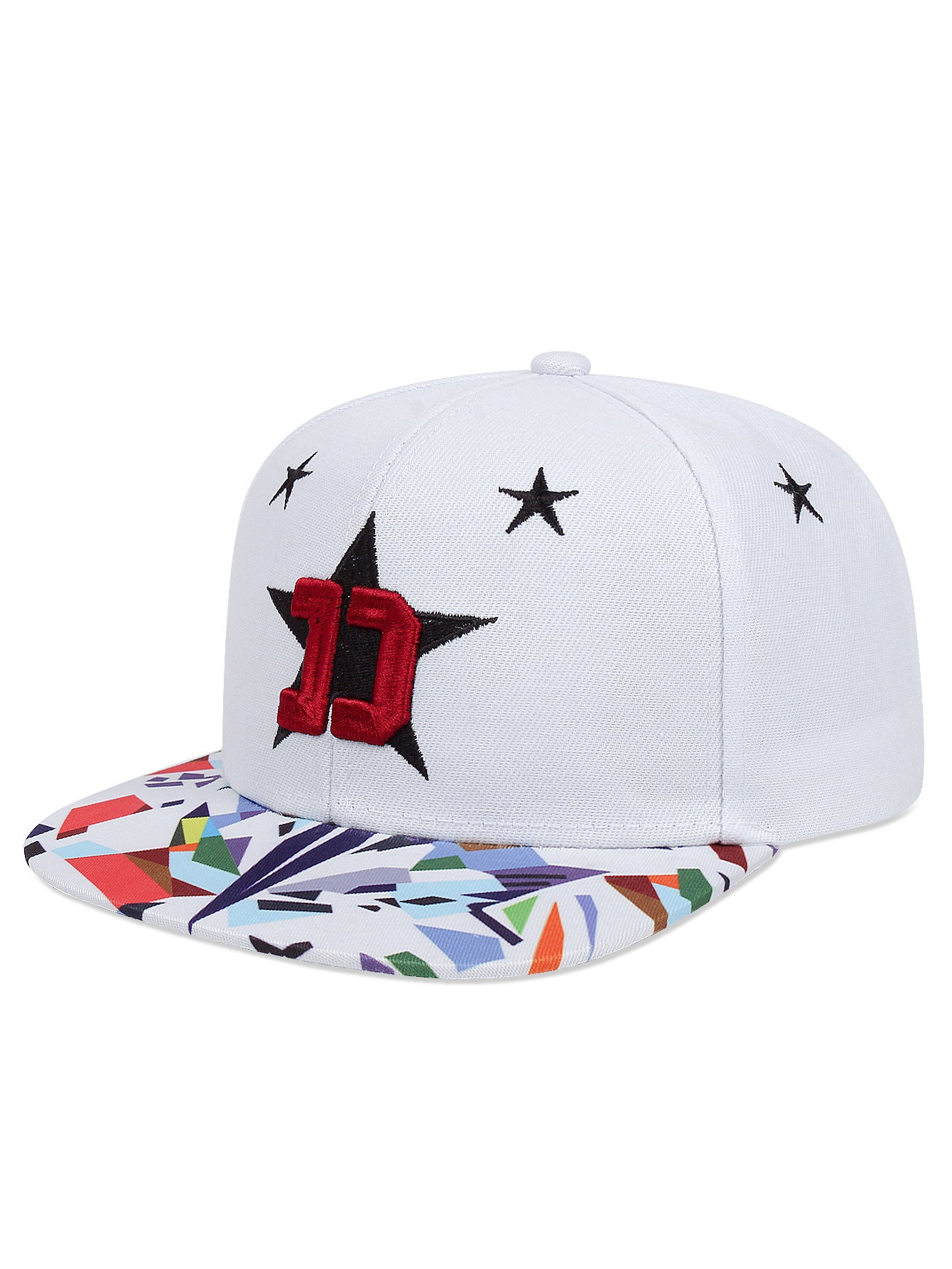 Embroidery Outdoor Sun-shade Sun Protection Flat-brimmed Cap