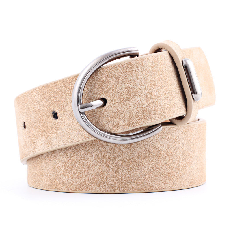 Alloy Accessories Fashion Trend Beautiful Wild Pin Buckle Belt