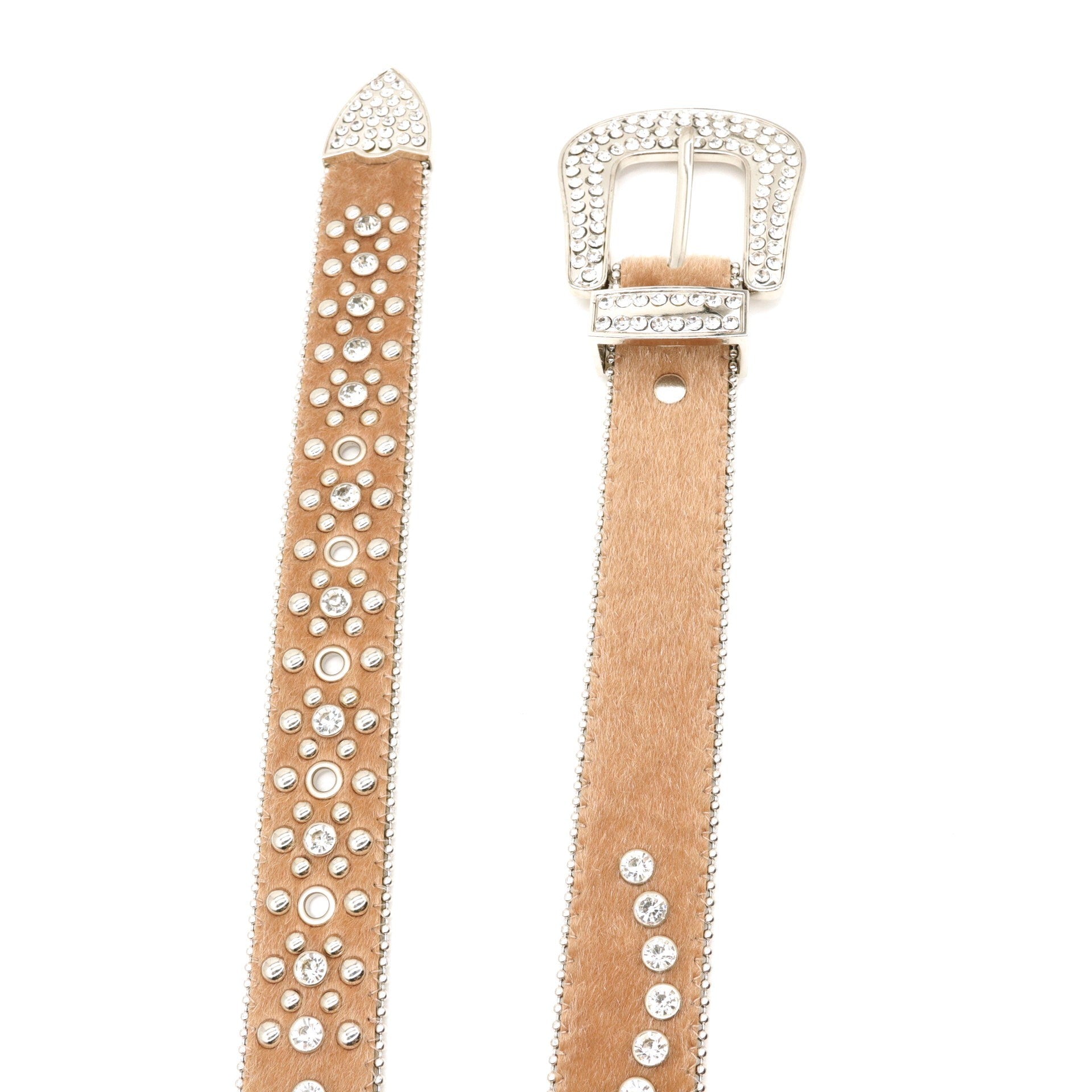 Fashion Personality Rhinestone Men's Belt Handmade