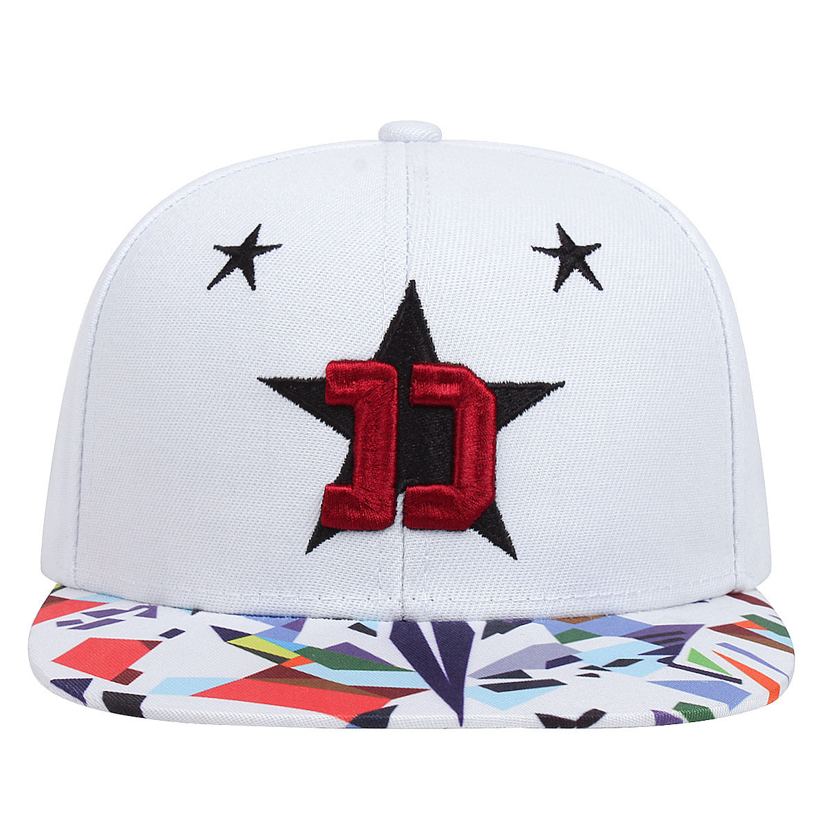 Embroidery Outdoor Sun-shade Sun Protection Flat-brimmed Cap