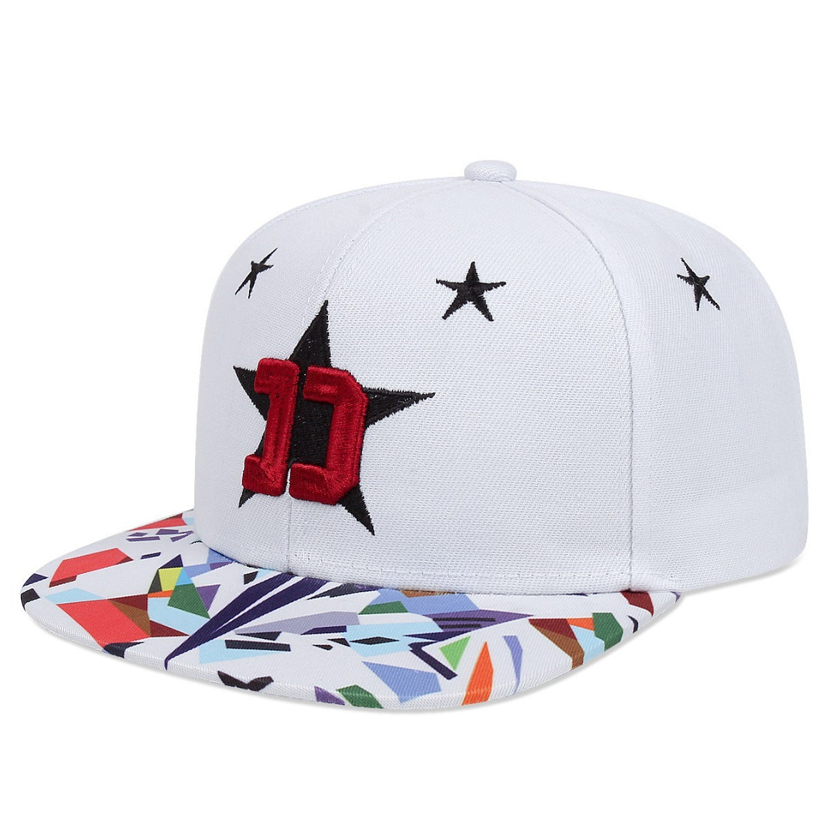 Embroidery Outdoor Sun-shade Sun Protection Flat-brimmed Cap