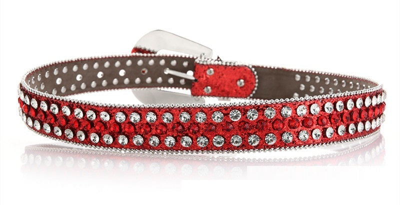Fashion New Decorative Diamond Inlaid Women's Belt