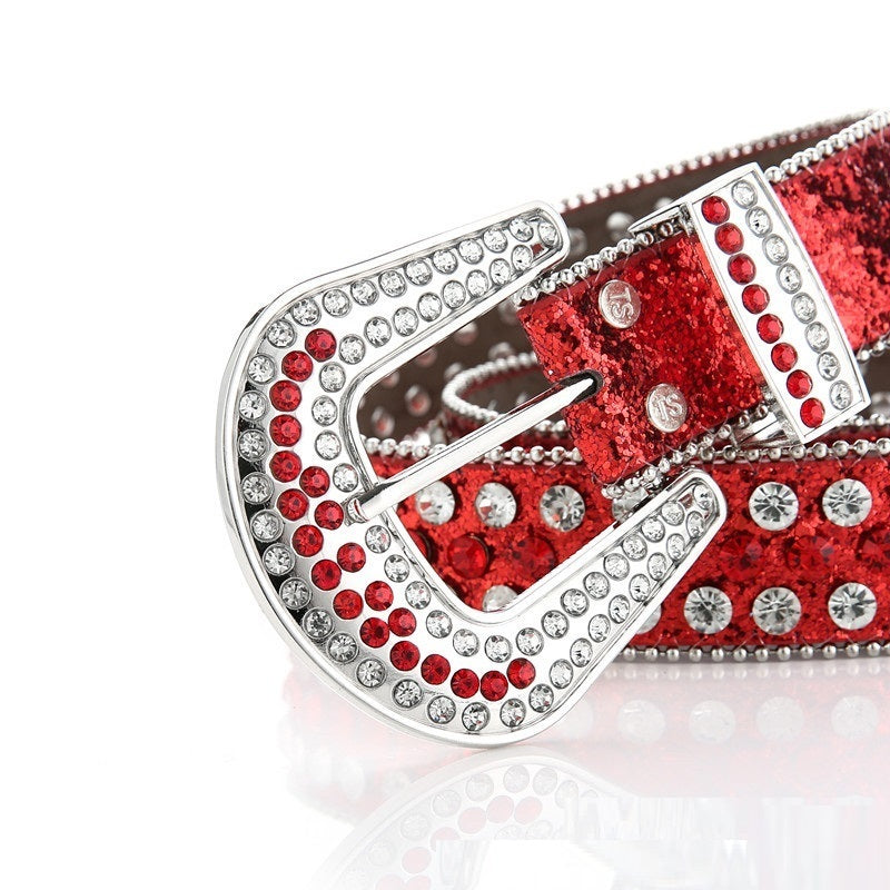 Fashion New Decorative Diamond Inlaid Women's Belt