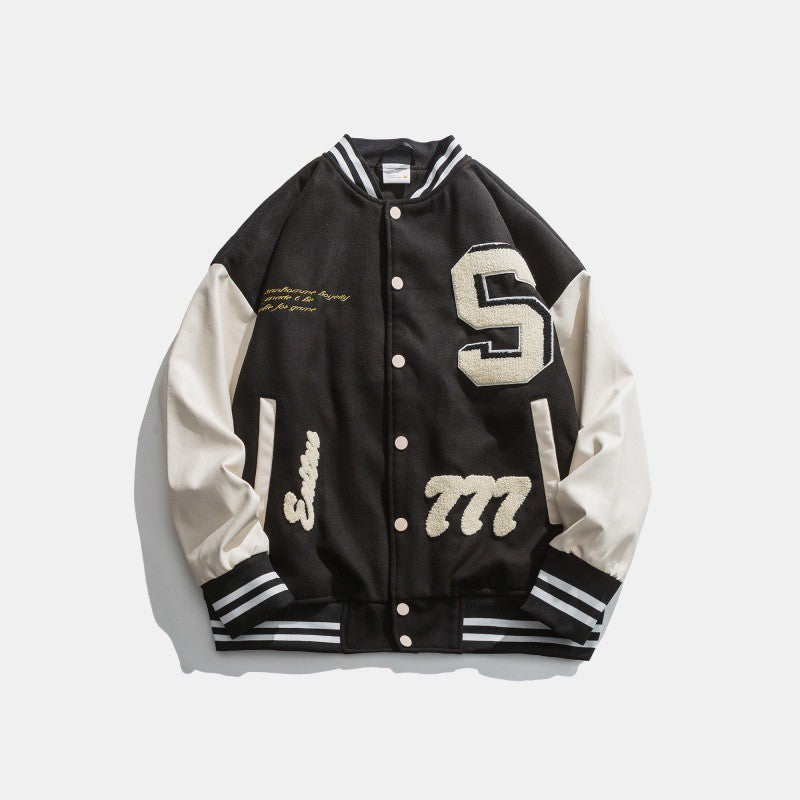 Baseball Uniform Men's Jackets For Couples