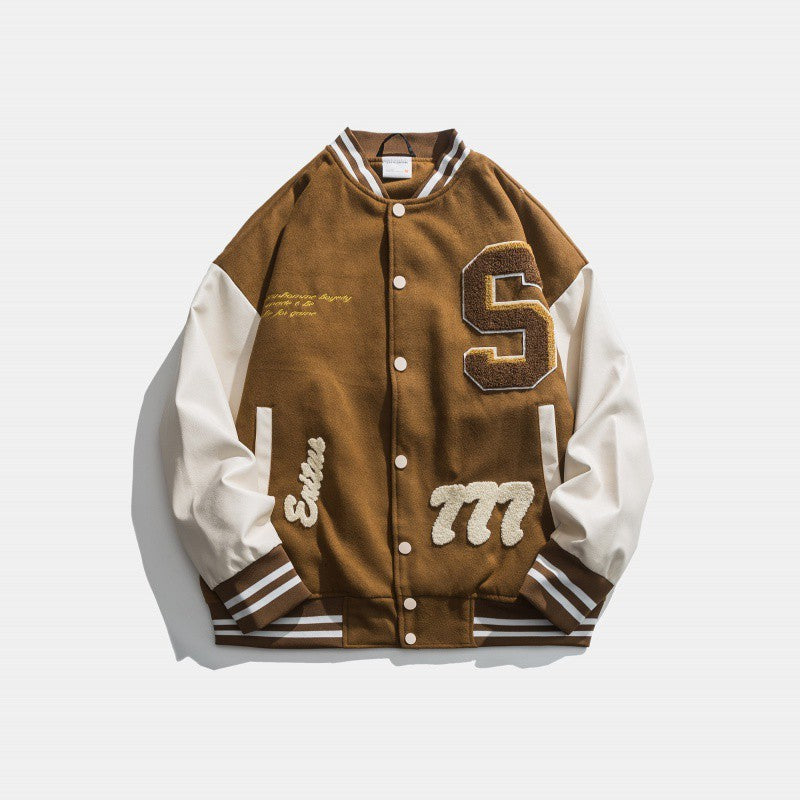 Baseball Uniform Men's Jackets For Couples