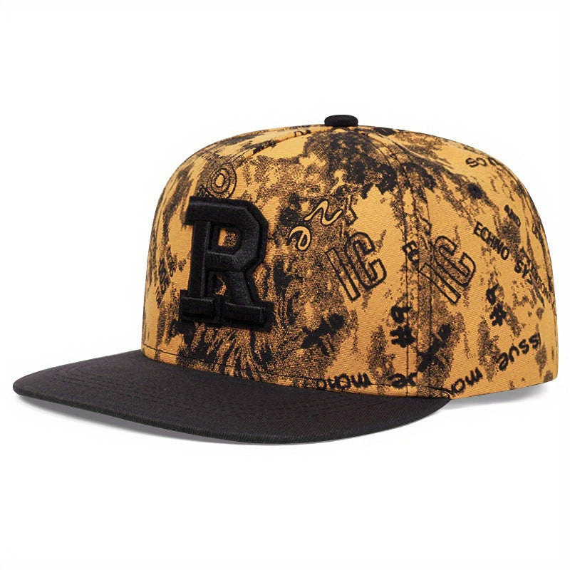 R Letter Embroidery Fashion Hat
