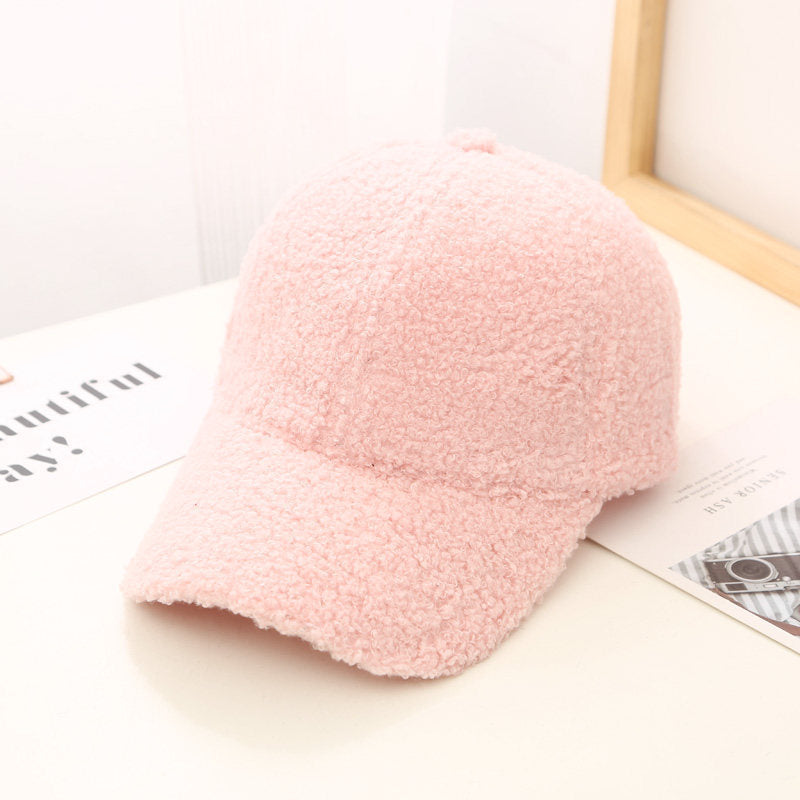 Lambswool Baseball Cap For Women