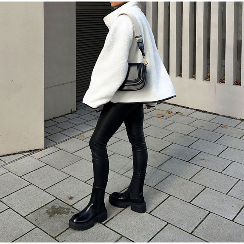 Women's Autumn And Winter Single-breasted Warm Jacket