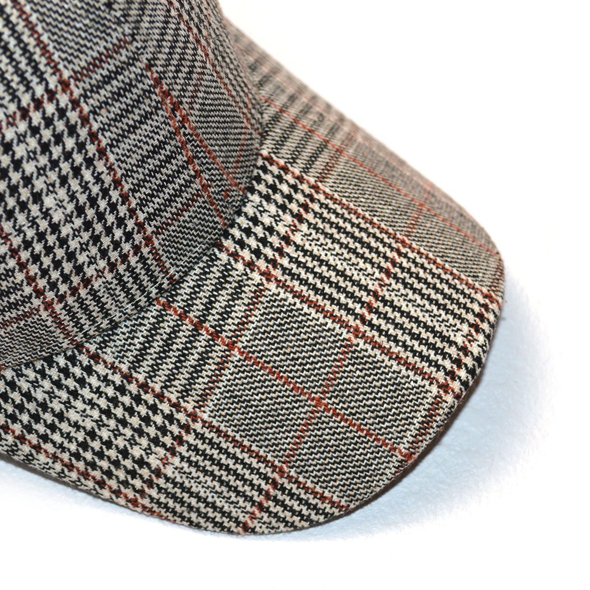 Vintage Bird Plaid Blended Knitted Baseball Cap