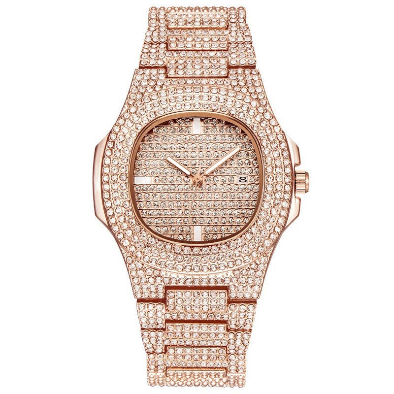ICE-Out Bling Diamond Luxury Watch Men Gold Hi