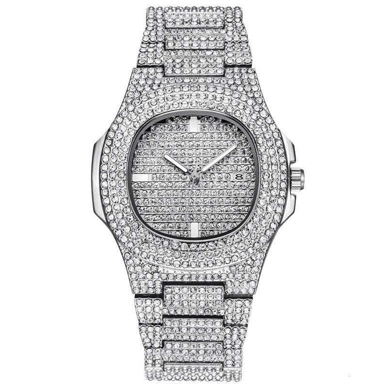 ICE-Out Bling Diamond Luxury Watch Men Gold Hi