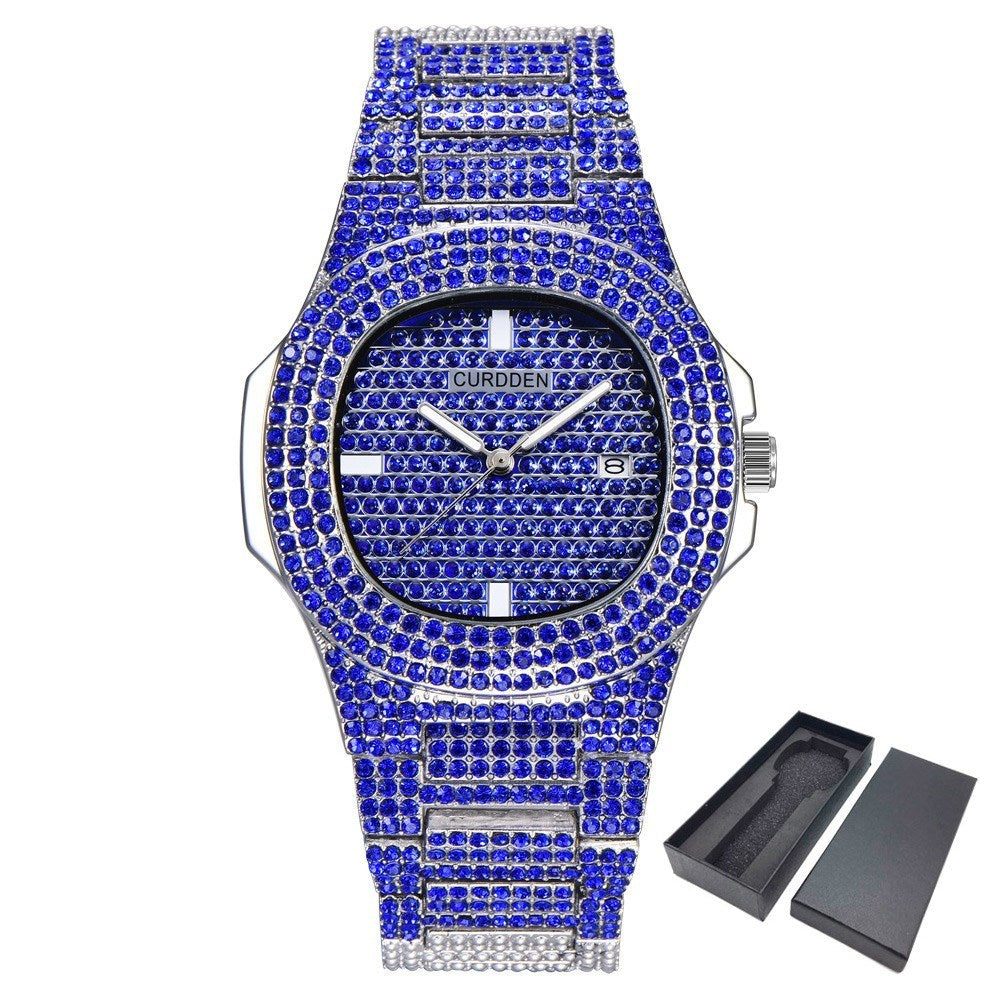 ICE-Out Bling Diamond Luxury Watch Men Gold Hi