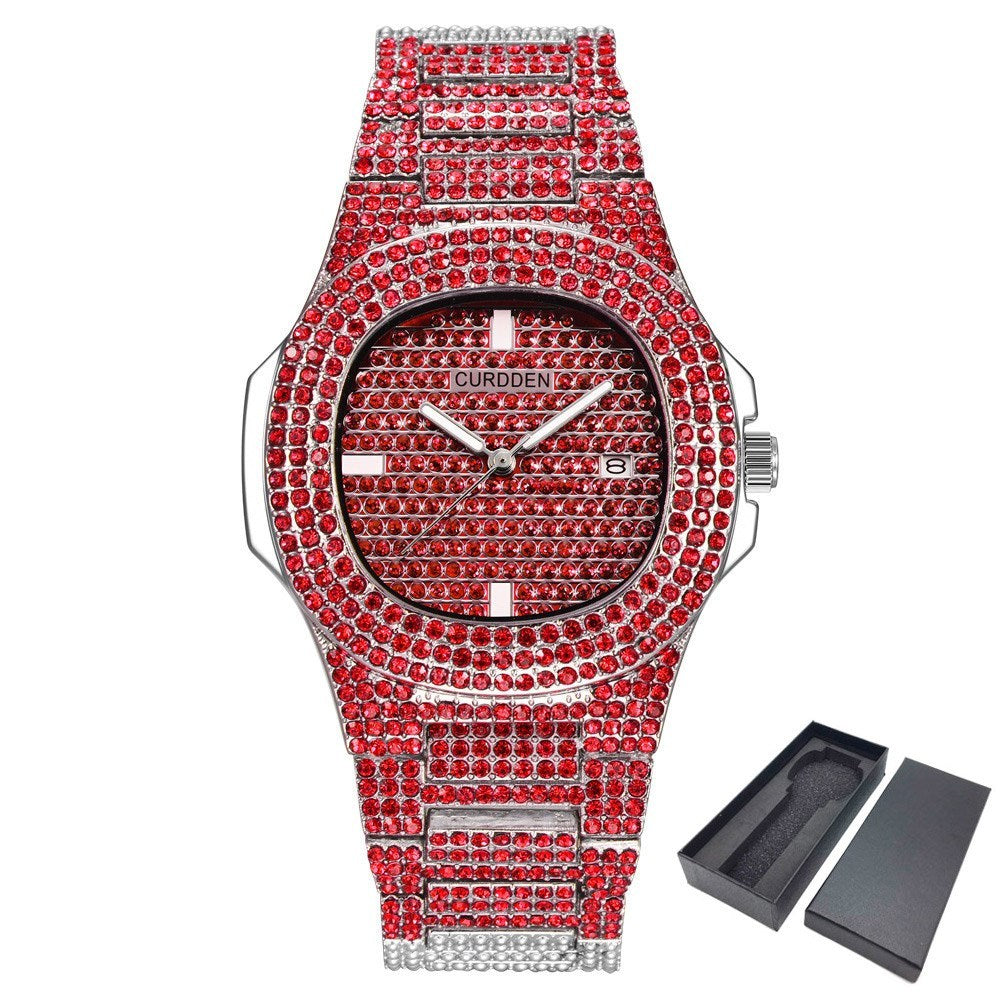 ICE-Out Bling Diamond Luxury Watch Men Gold Hi