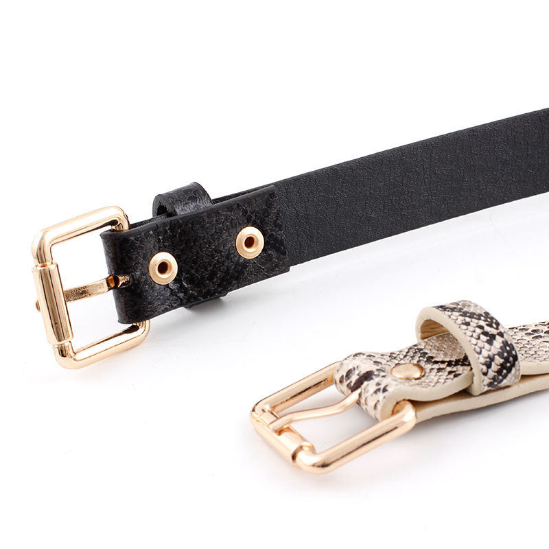 Vintage thin belt