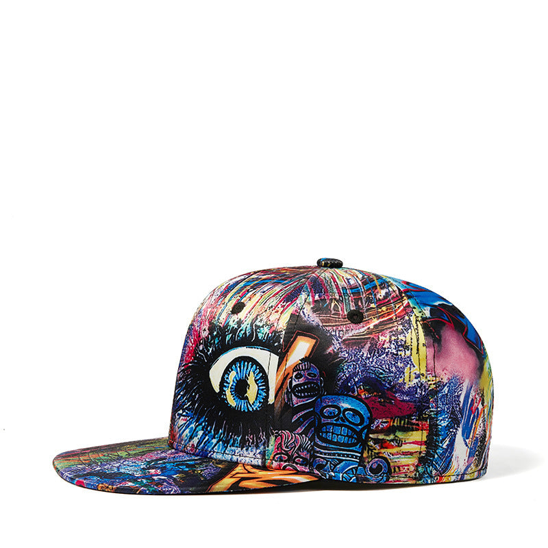 New Abstract Graffiti Three-dimensional Pattern Printing Baseball Cap