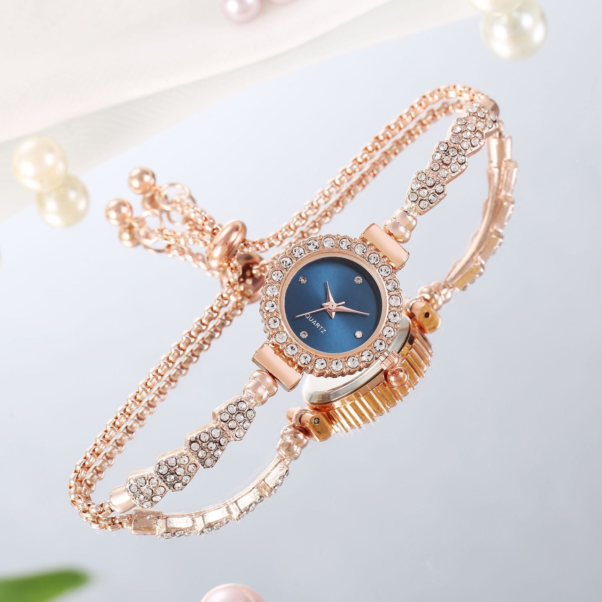 Luxury Women's Watch Gold Fine Strap For Bracelet Relojes Jewelry