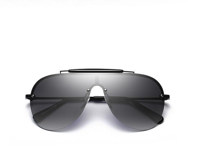 Sunglasses Fashion One-Piece Large Frame Sunglasses Aviator Men's Sunglasses