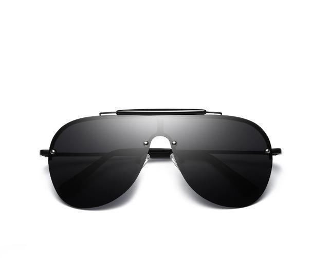 Sunglasses Fashion One-Piece Large Frame Sunglasses Aviator Men's Sunglasses