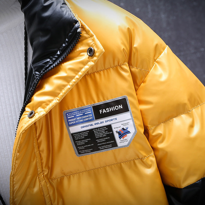 Winter new trendy brand bright face thick cotton clothes