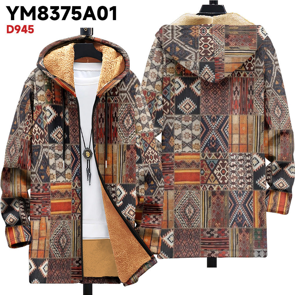 New Zipper Hooded Cardigan Cotton-padded Jacket