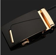 Men's leather two-layer leather belt Business classic hot pants belt suit belt