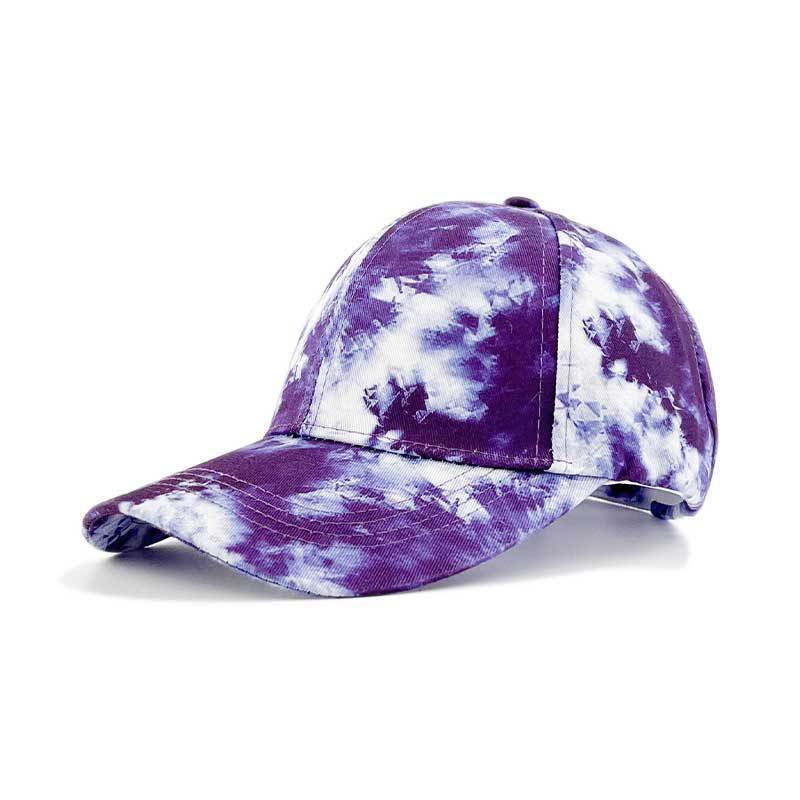 Printed Color Blocked Graffiti Duckbill Cap