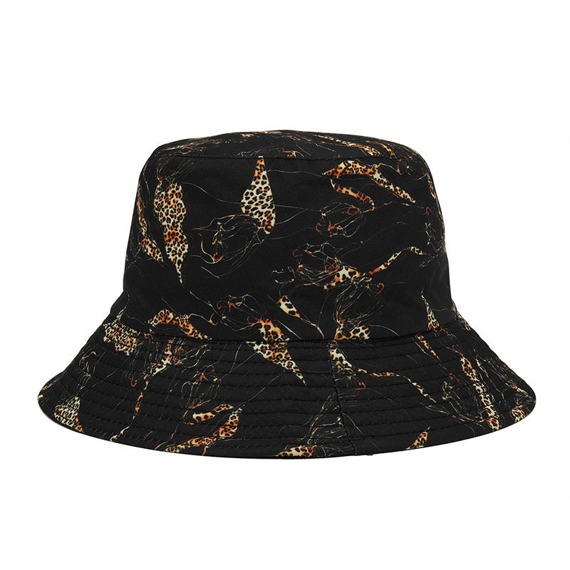 Outdoor Printed Sunshade Double Basin Hat