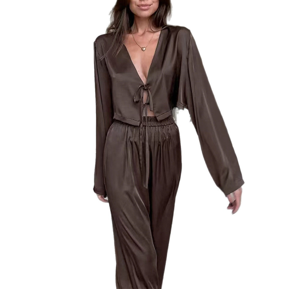 Elegant Long-sleeve Suit Women