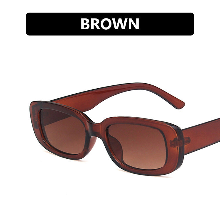 Small Frame Sunglasses Women's Fashion Rectangular