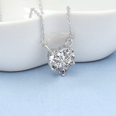 Pendant Moissanite Necklace Clavicle Chain - Urban Stylez Outlet 