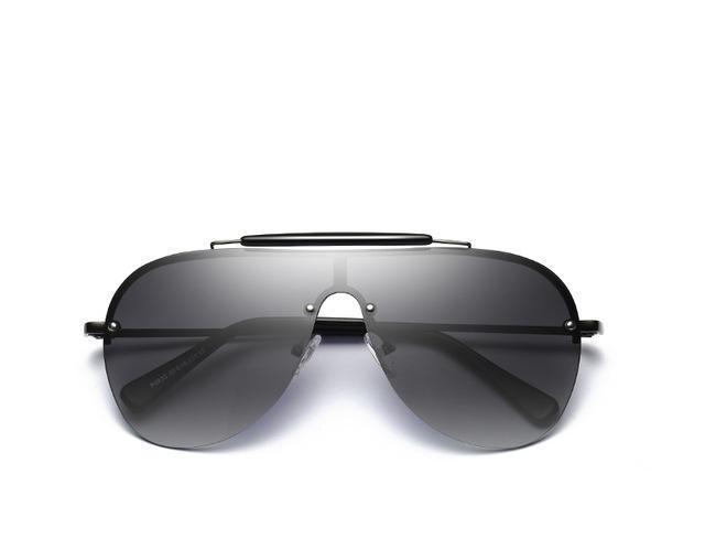 Sunglasses Fashion One-Piece Large Frame Sunglasses Aviator Men's Sunglasses