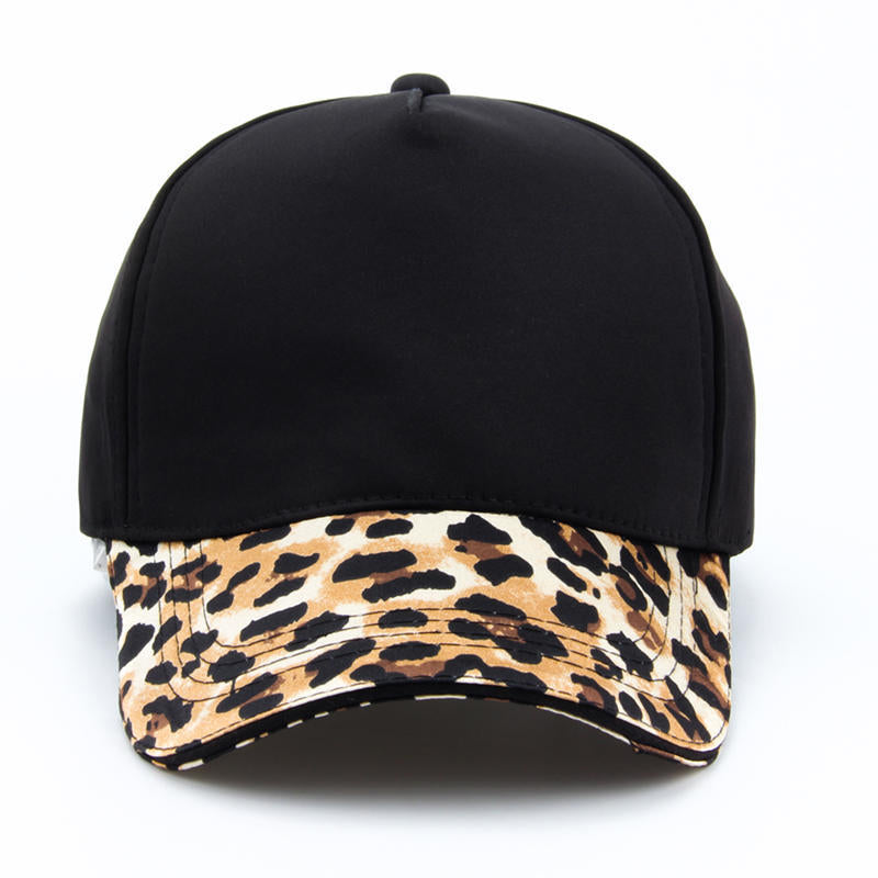 Women Leopard Print Baseball Cap