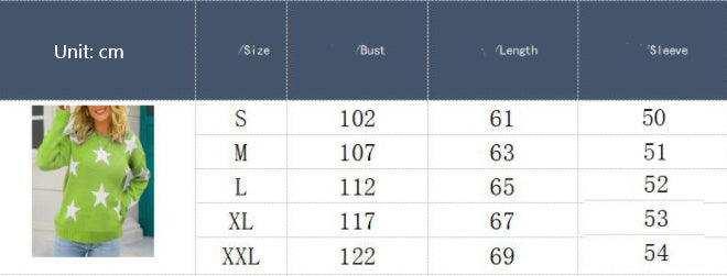 Five-pointed Star Casual Women's Clothing