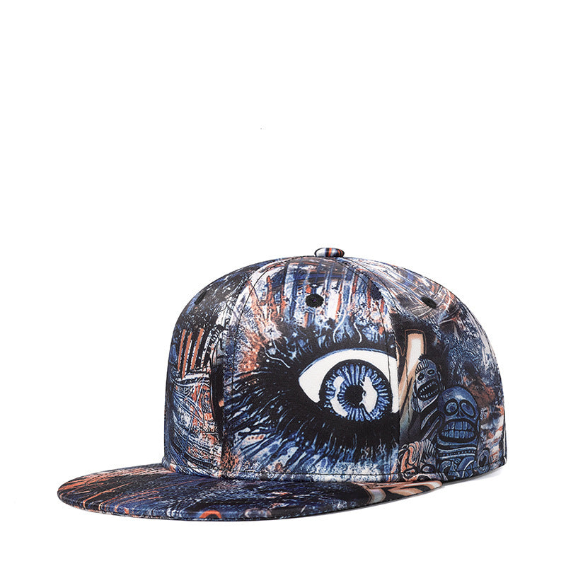 New Abstract Graffiti Three-dimensional Pattern Printing Baseball Cap