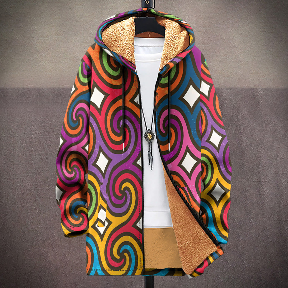 New Zipper Hooded Cardigan Cotton-padded Jacket