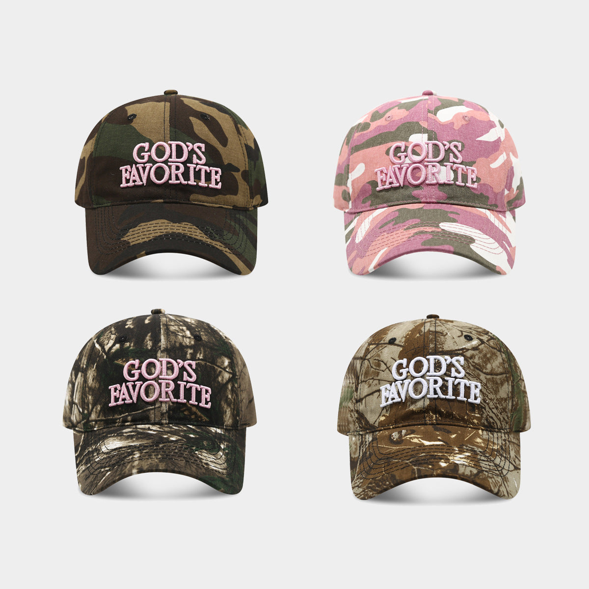 Retro Baseball Cap Outdoor Jungle Camouflage Distressed