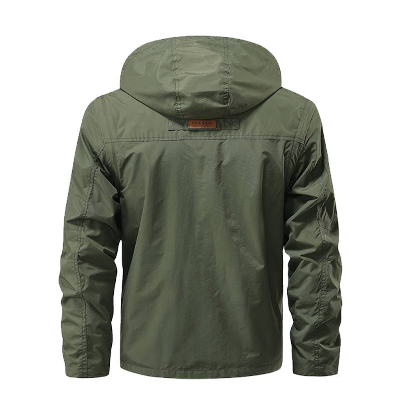 Outdoor Windproof Shell Loose Casual Multi-pocket Workwear Jacket