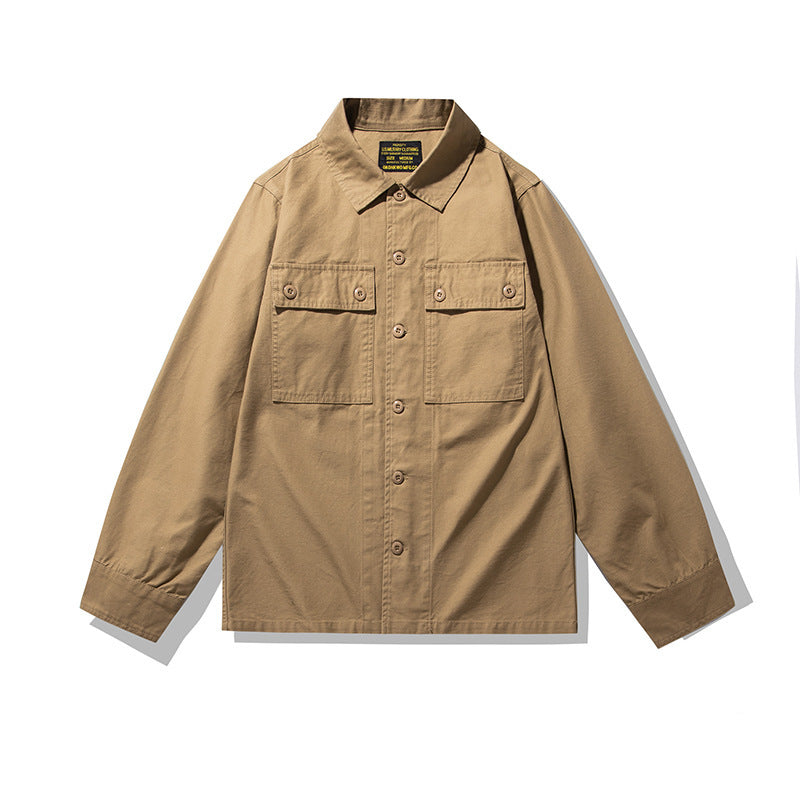 Tiger Pattern Camouflage Workwear Long Sleeve Shirt