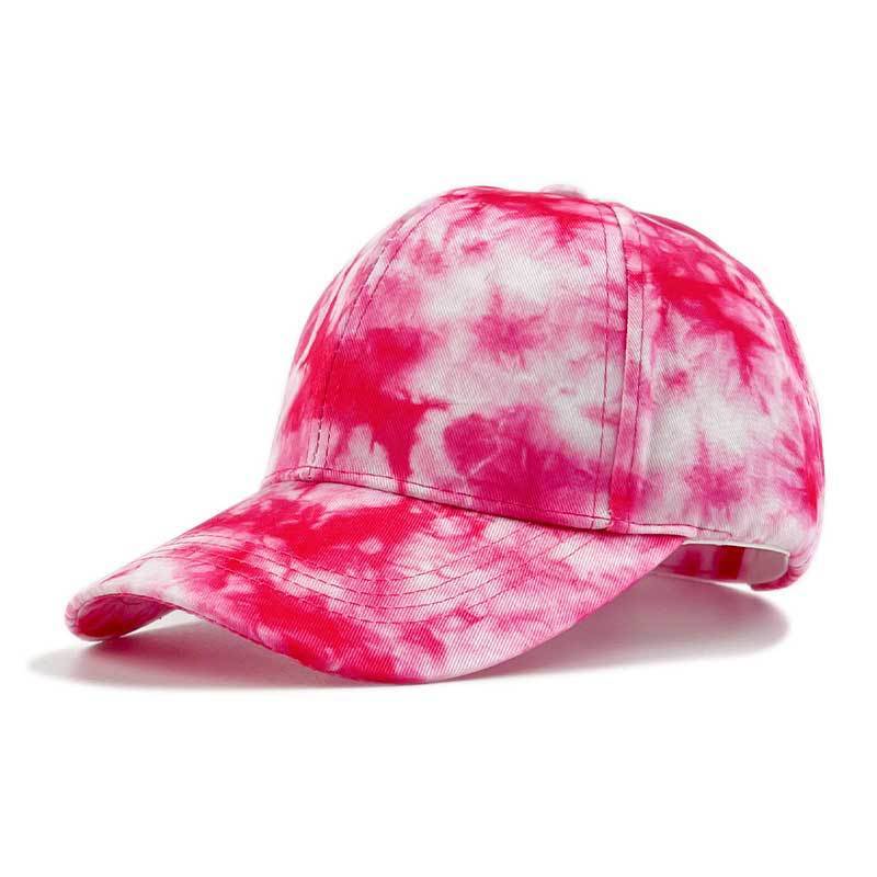 Printed Color Blocked Graffiti Duckbill Cap