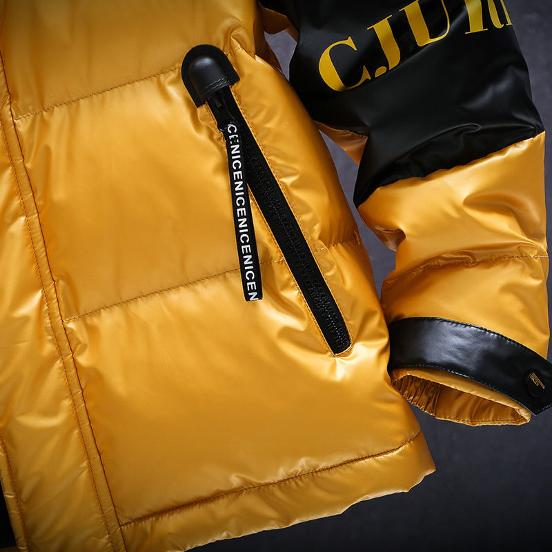 Winter new trendy brand bright face thick cotton clothes