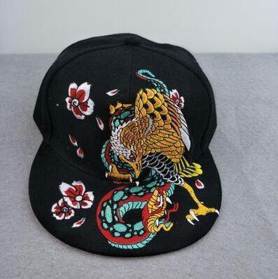 Adjustable Crane Embroidered Baseball Hat