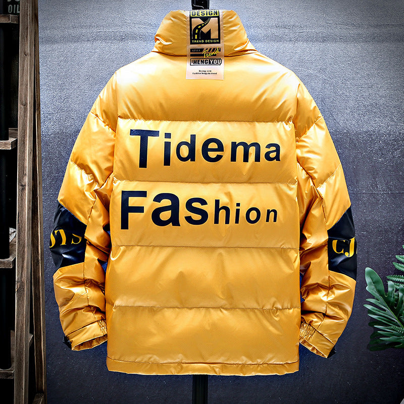 Winter new trendy brand bright face thick cotton clothes