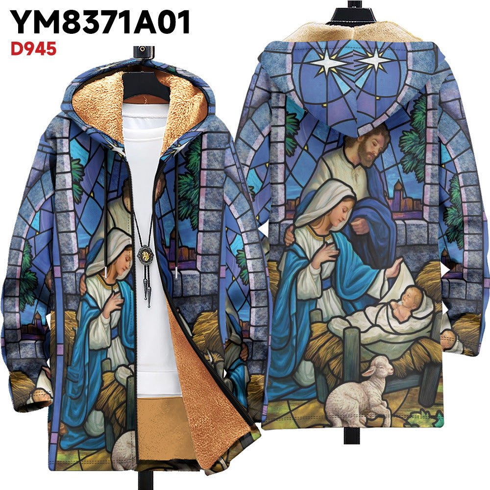 New Zipper Hooded Cardigan Cotton-padded Jacket