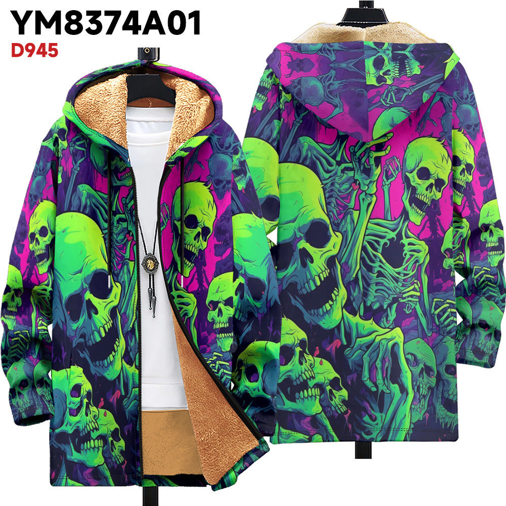 New Zipper Hooded Cardigan Cotton-padded Jacket