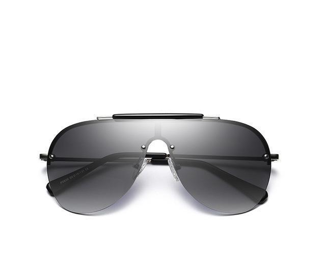 Sunglasses Fashion One-Piece Large Frame Sunglasses Aviator Men's Sunglasses
