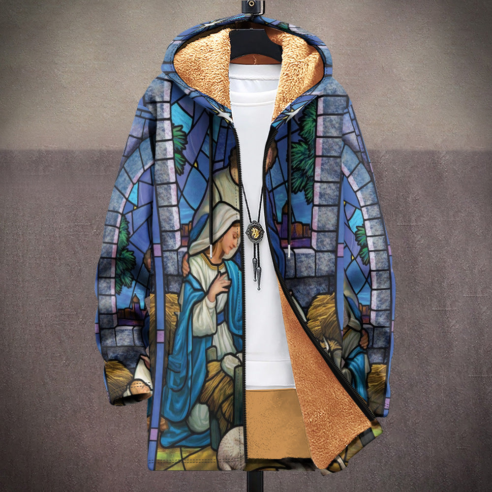 New Zipper Hooded Cardigan Cotton-padded Jacket