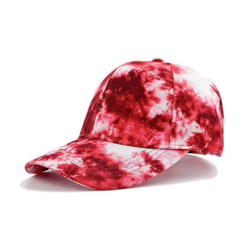 Printed Color Blocked Graffiti Duckbill Cap
